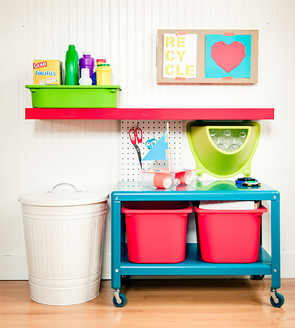 DIY Recycling Center for Kids