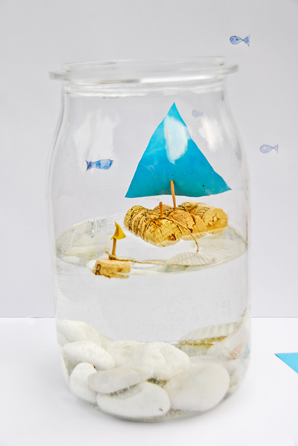 DIY Корк Парусник аквариум