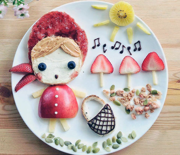 Instagram Foodie Samantha Lee (hecha para fomentar su hija a comer su comida)