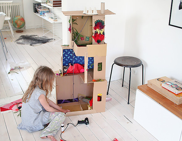 Ways To Make A Cardboard Dollhouse | Handmade Charlotte