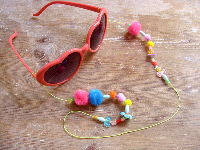 Colar de Cordas de óculos de DIY Lolita